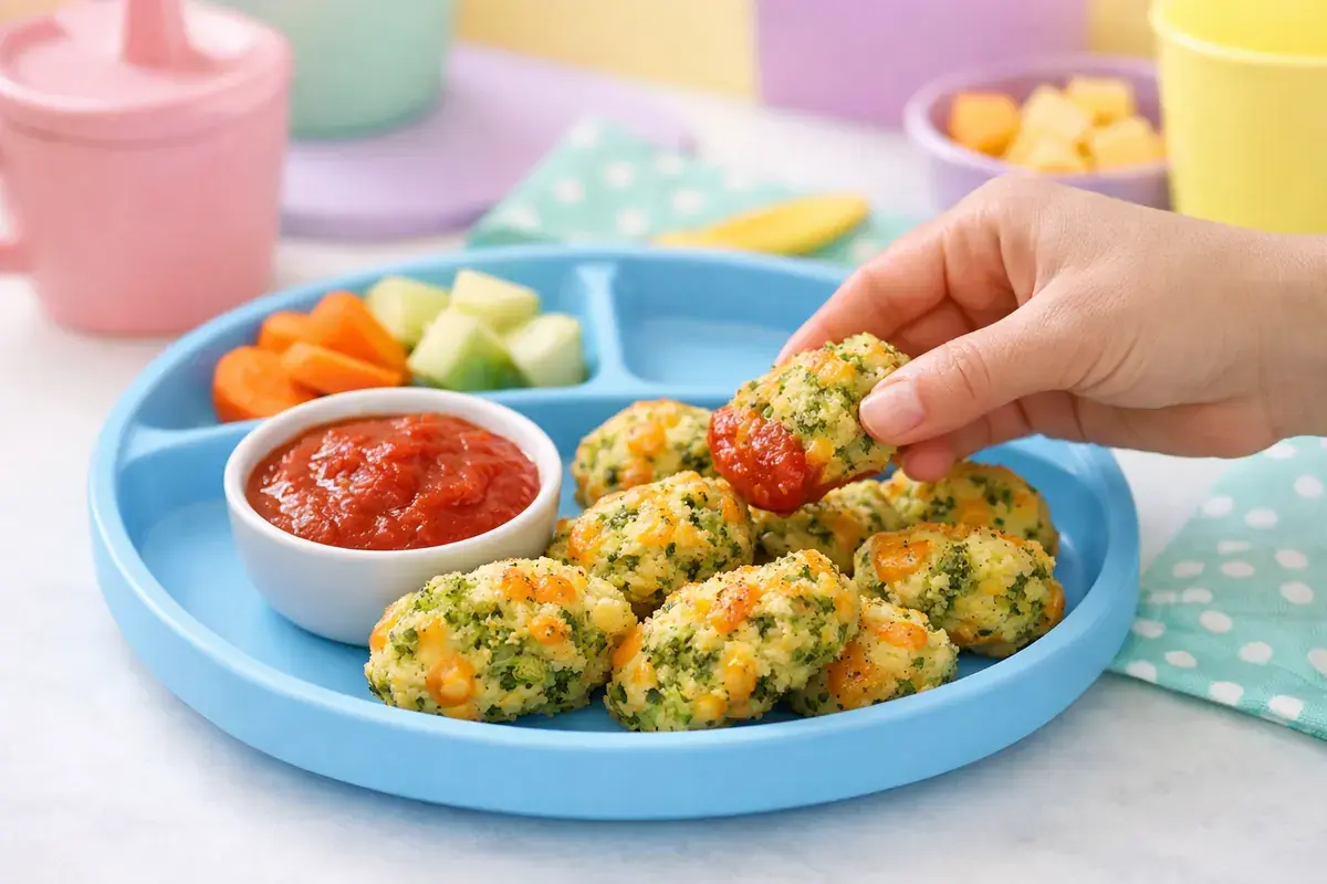 Cheesy Broccoli Bites